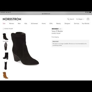 Ivanka Trump “Lory 3” bootie. SOLD OUT